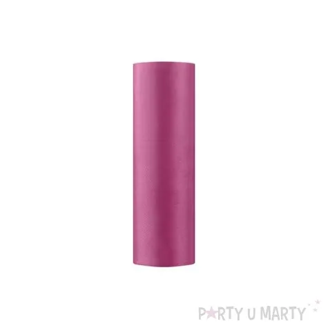 satyna gladka fuksja partydeco 0 16 x 9 m