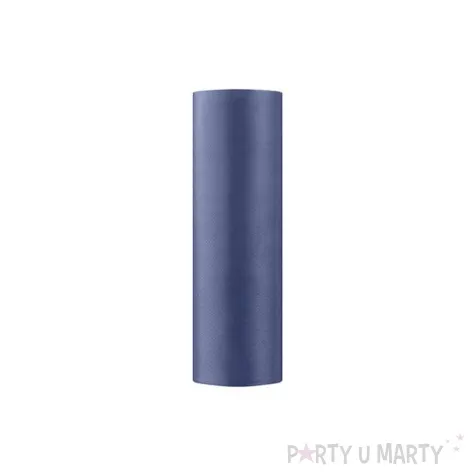 satyna gladka niebieska ciemna 0 16 x 9 m