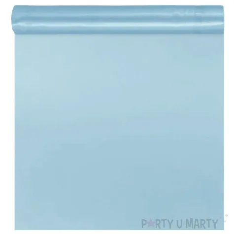 satyna gladka niebieski jasny partypal 0 36 x 9 m