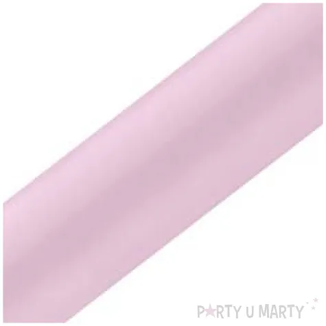 satyna gladka rozowa jasna partydeco 0 36 x 9 m