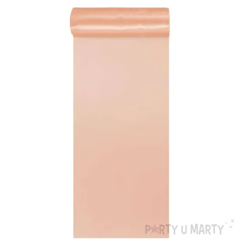 satyna gladka rozowe zloto partypal 0 16 x 9 m