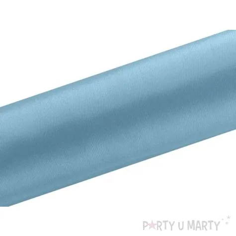 satyna gladka turkusowa partydeco 0 16 x 9 m