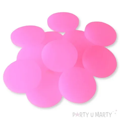 scrapki akrylowe kola neonowe rozowe 25 mm 10 szt