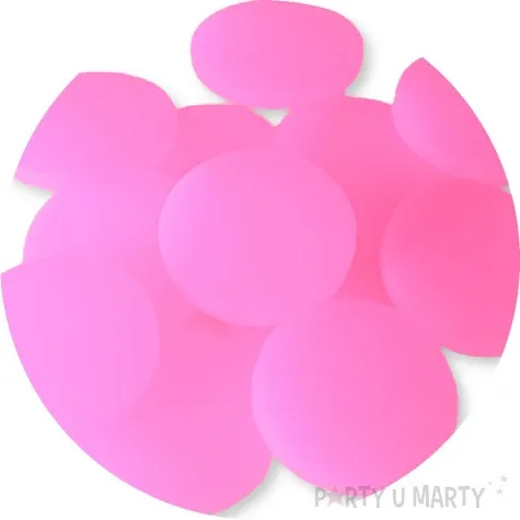 scrapki akrylowe kola neonowe rozowe 25 mm 10 szt