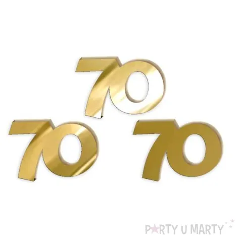 scrapki akrylowe liczba 70 mini zlote lustrzane 35x25 mm 3 szt