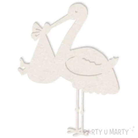 scrapki beermata bocian z dzieckiem 70x92 mm