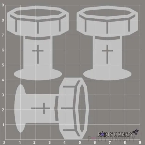 scrapki beermata chrzcielnica 65x80 mm