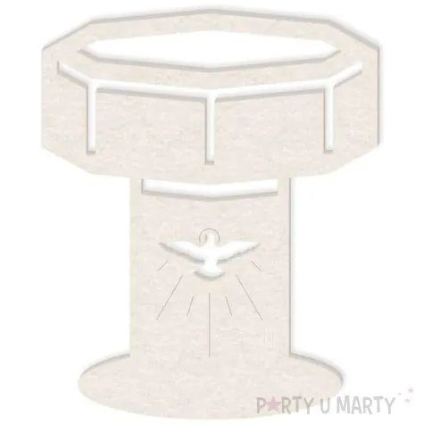 scrapki beermata chrzcielnica golabek 65x80 mm