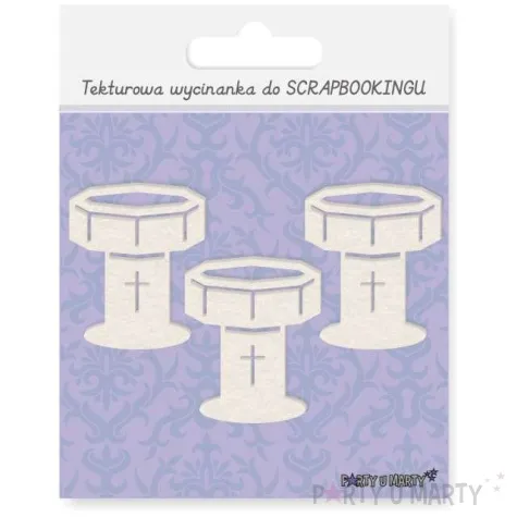 scrapki beermata chrzcielnica mini 41x50 mm 3 szt