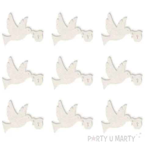 scrapki beermata golabek do chrztu 31x24 mm 9 szt