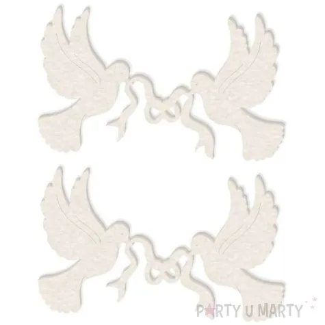 scrapki beermata golabki z obraczkami na wstedze 70x43 mm 2 szt