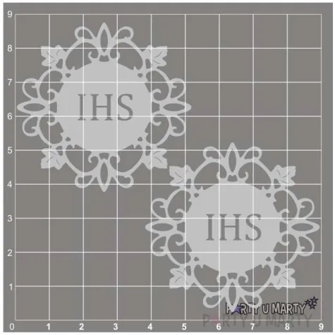 scrapki beermata hostia ihs art winorosl 50x50 mm 2 szt