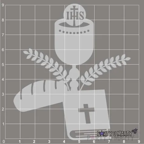 scrapki beermata hostia ihs chleb klosy 79x92 mm