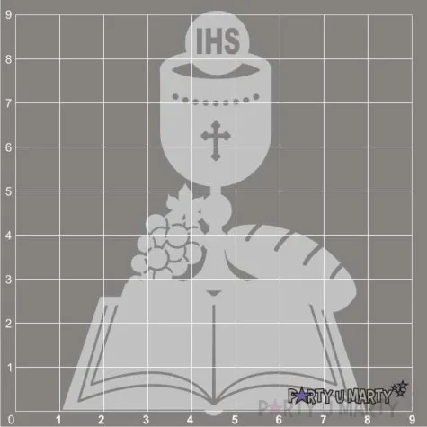 scrapki beermata hostia ihs chleb wino 69x92 mm