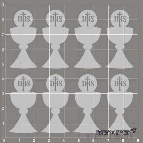 scrapki beermata hostia ihs kielich 20x40 mm 8 szt