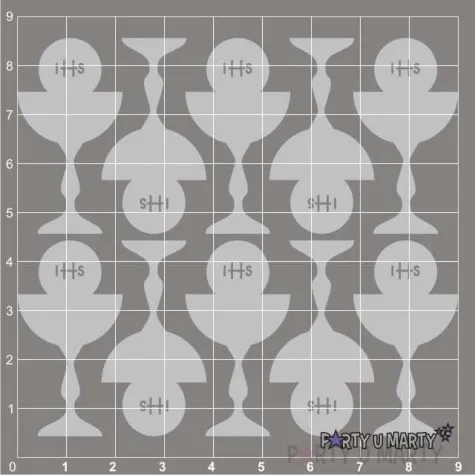 scrapki beermata hostia ihs kielich 21x40 mm 10 szt