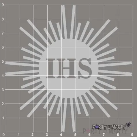 scrapki beermata hostia ihs saint 90x90 mm