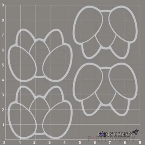 scrapki beermata jajka 43x35 mm 4 szt