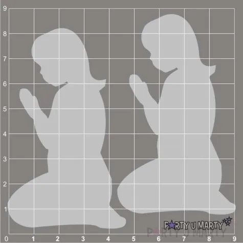 scrapki beermata komunia dziewczynka 48x80 mm 2 szt