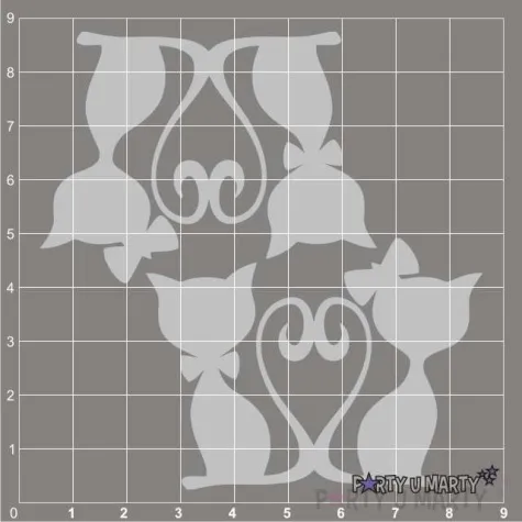 scrapki beermata kotki para love 62x46 mm 2 szt