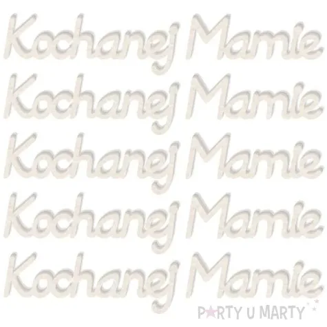 scrapki beermata napis kochanej mamie 91x16 mm 5 szt