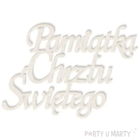 scrapki beermata napis pamiatka chrztu swietego 85x59 mm