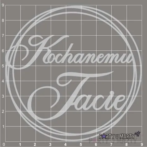 scrapki beermata napis ramka kochanemu tacie 90x90 mm