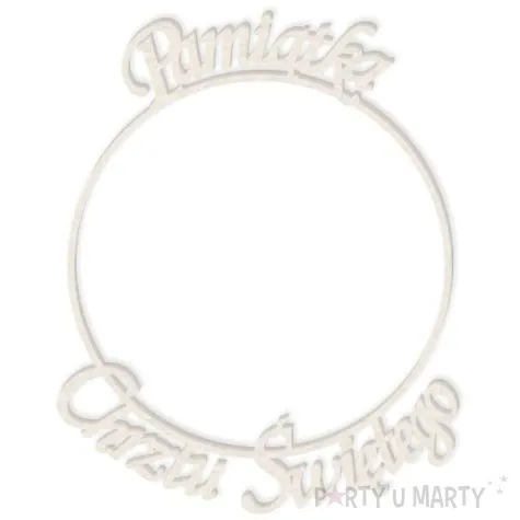 scrapki beermata napis ramka pamiatka chrztu swietego 73x92 mm