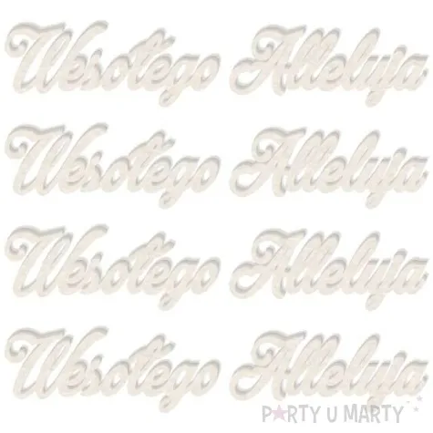 scrapki beermata napis wesolego alleluja 89x17 mm 4 szt