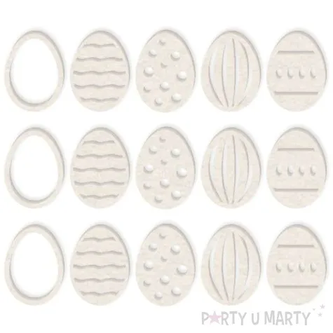 scrapki beermata pisanki 16x22 mm 15 szt