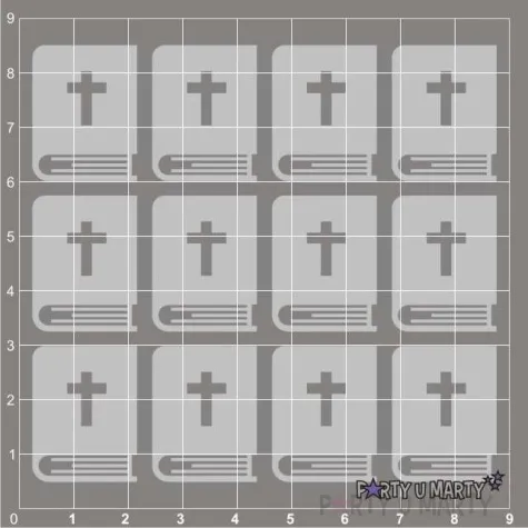 scrapki beermata pismo swiete 19x25 mm 12 szt