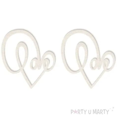 scrapki beermata serce napis love 55x60 mm 2 szt