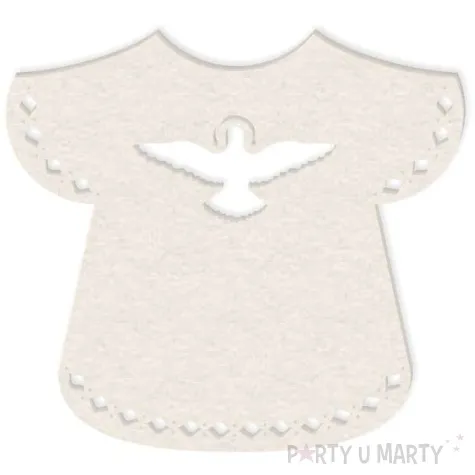 scrapki beermata szatka do chrztu z koronka 80x73 mm