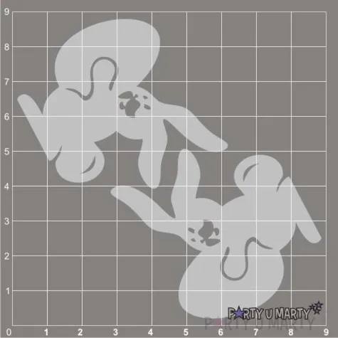 scrapki beermata zajac z jajem 50x48 mm 2 szt