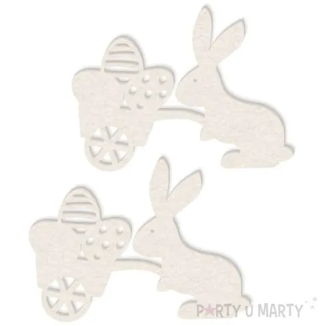 scrapki beermata zajac z wozkiem 65x48 mm 2 szt