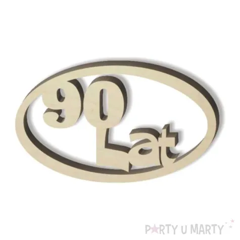 scrapki drewniane 90 lat oval 49 x 55 m