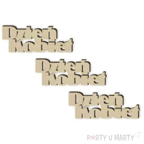 scrapki drewniane dzien kobiet bold 63x23 mm 3 szt