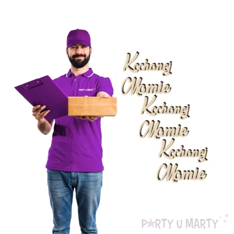 scrapki drewniane kochanej mamie 60x40 mm 3 szt