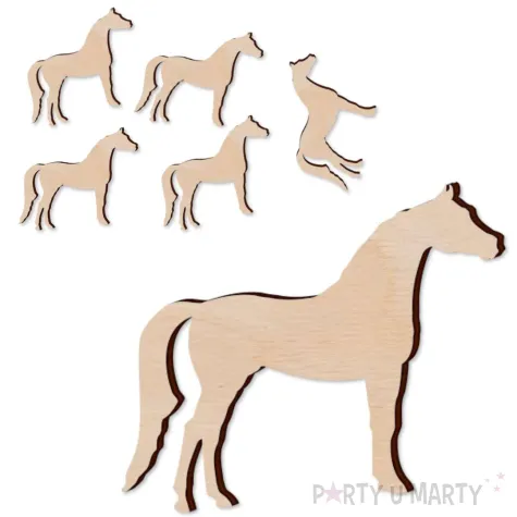 scrapki drewniane kon 35 mm 5 szt
