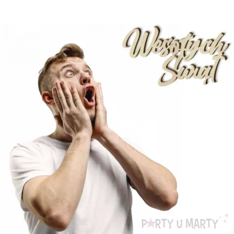 scrapki drewniane napis wesolych swiat snail 9 cm 10 szt