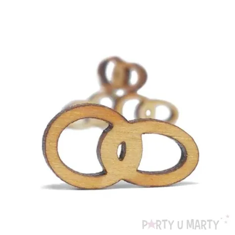 scrapki drewniane obraczki 27 mm 10 szt