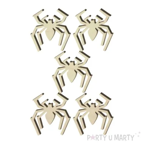 scrapki drewniane pajaki roboty 33 mm 5 szt