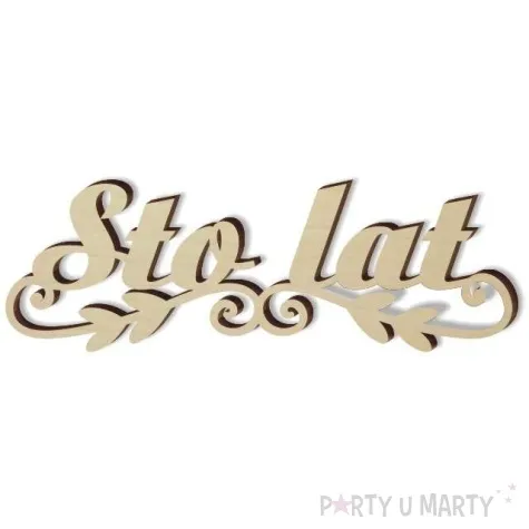 scrapki drewniane sto lat deco 75 x 25 mm 1 szt