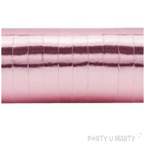 serpentyna classic rozowe zloto partydeco 18szt