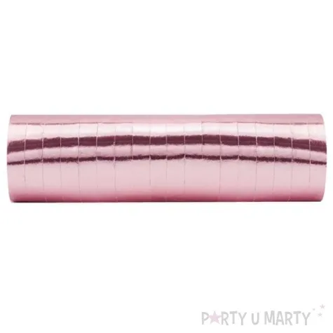 serpentyna classic rozowe zloto partydeco 18szt