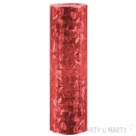 serpentyna holograficzna czerwony godan 18 rolek