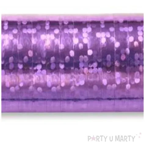 serpentyna holograficzna rozowa jasna 18 rolek