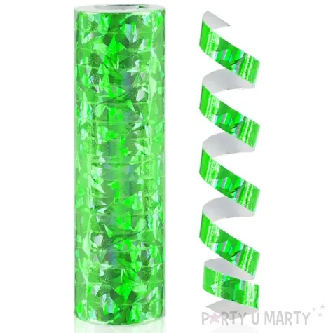 serpentyna holograficzna zielony godan 4 m 18 rolek