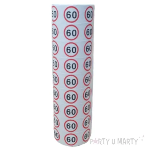 serpentyna traffic 60 urodziny top ten 9 szt