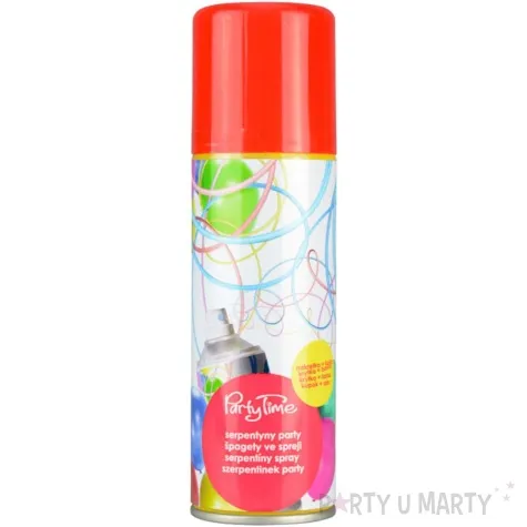 serpentyna w sprayu classic czerwony arpex 70 ml